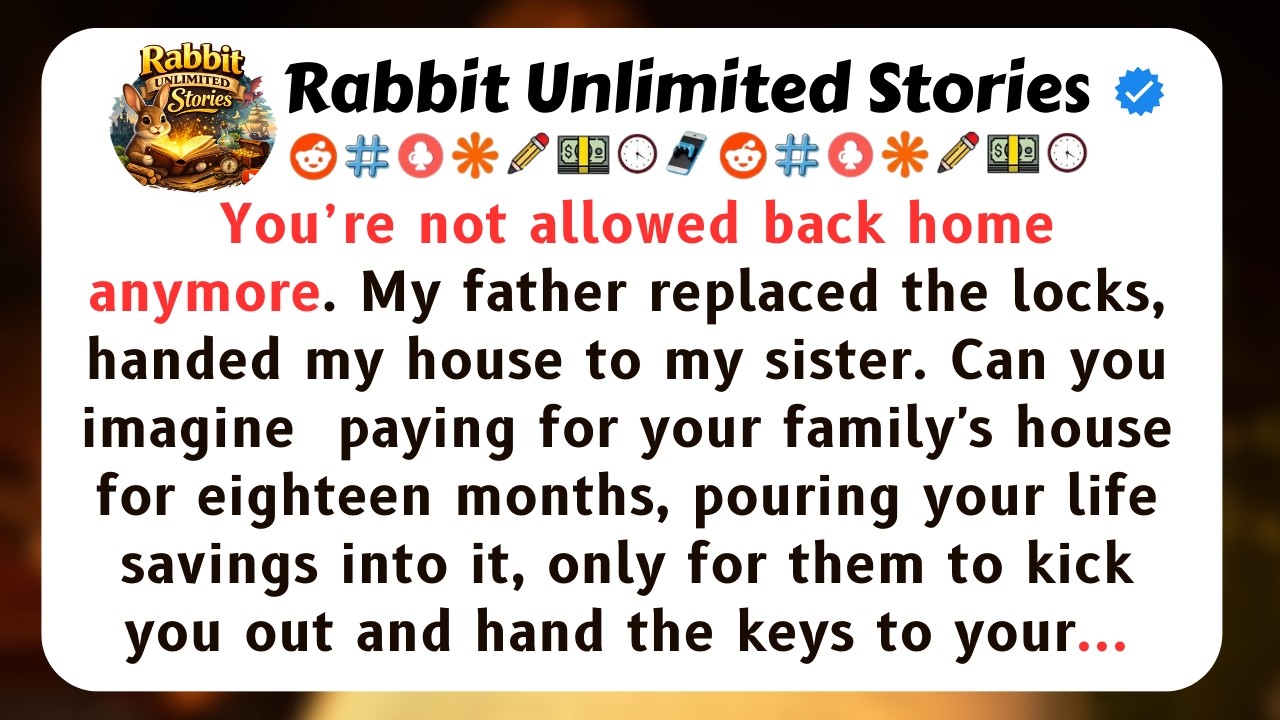 You’re not allowed back home anymore. My father...[Full Stories]