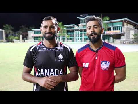 2021 November 10 USA v Canada Post-Match Interview with Canada's Hamza Tariq & USA's Ali Khan