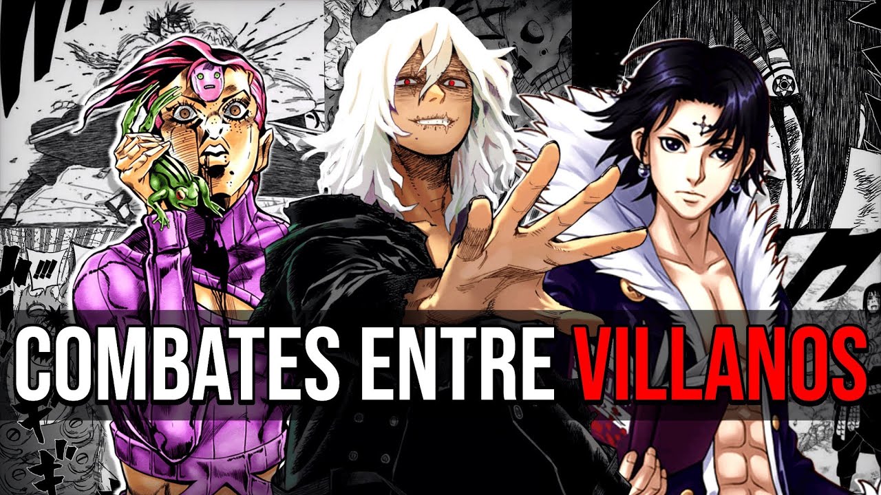 Los mejores COMBATES entre VILLANOS del ANIME
