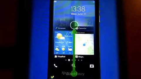 Gesture essential BlackBerry 10