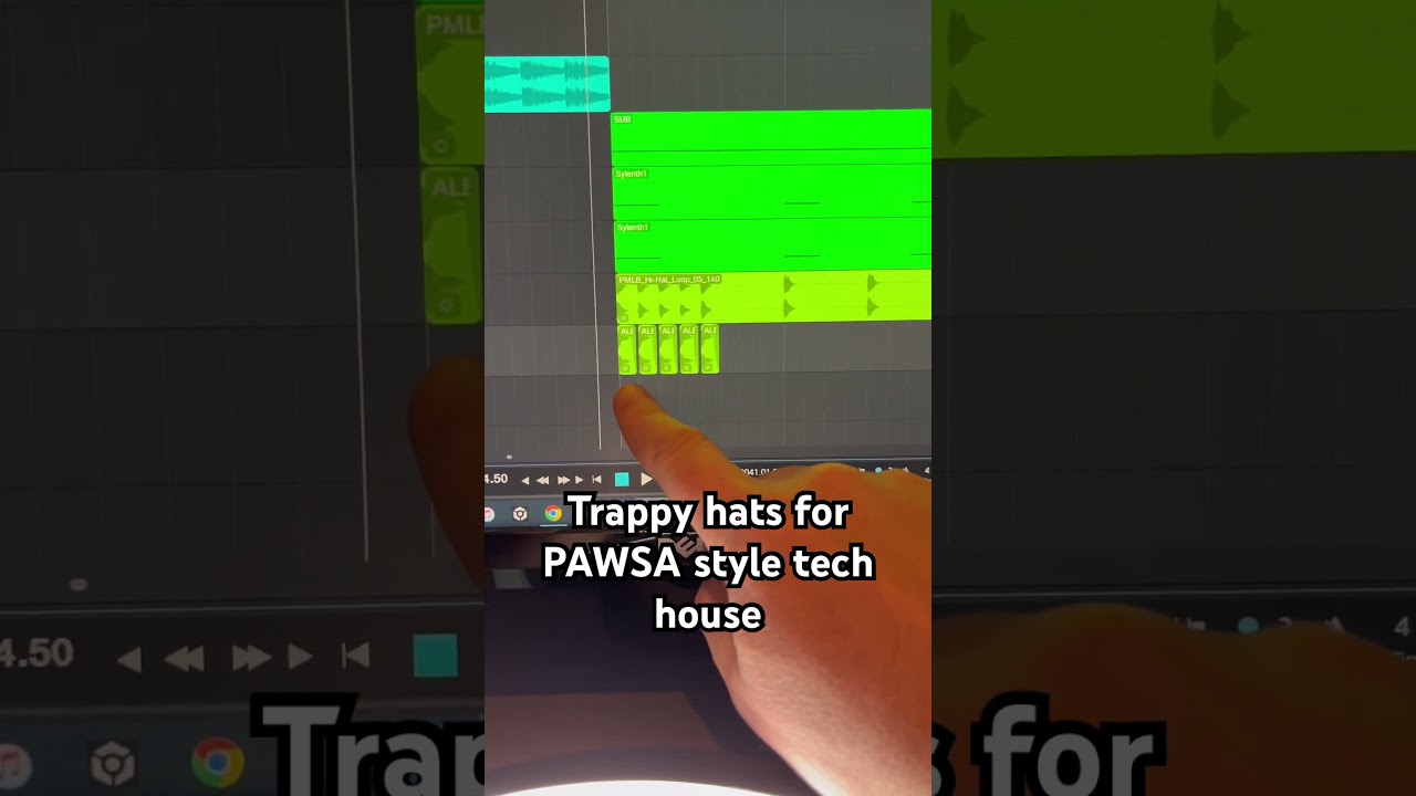 Trappy Hihats for pawsa style bootlegs 