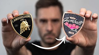 I Made A $40,000 Diamond Lamborghini Badge