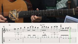Gypsy Jazz Guitar There Will Naver Be Another You Solo Transcription