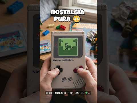 minecraft 😨#caos99tv #gameboy #minecraft #retro #nostalgia