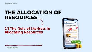 IGCSE Economics Ch 2.1 | The Role of Markets in Allocating Resources (Market System Explained)