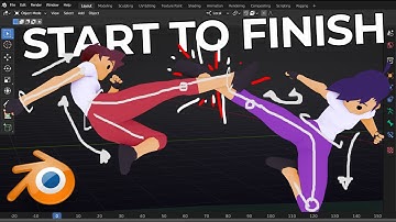 How To Animate A Fight Scene In Blender | FULL SERIES