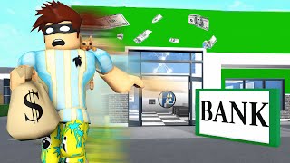 I Robbed BLOXBURG BANK.. We Had To Escape! (Roblox)