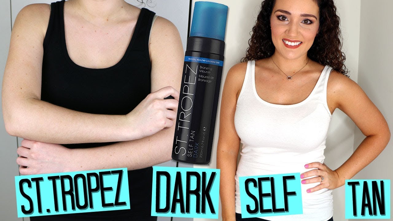 St. Tropez Dark Bronzing Mousse Review - Pros Cons - YouTube