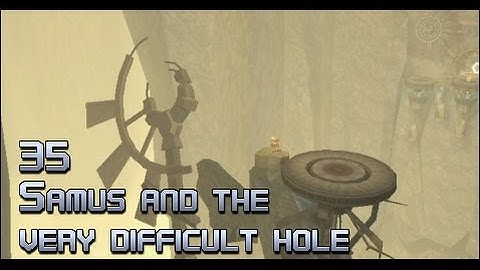 Metroid Prime 2 Echoes #35 - Samus and the very difficult hole