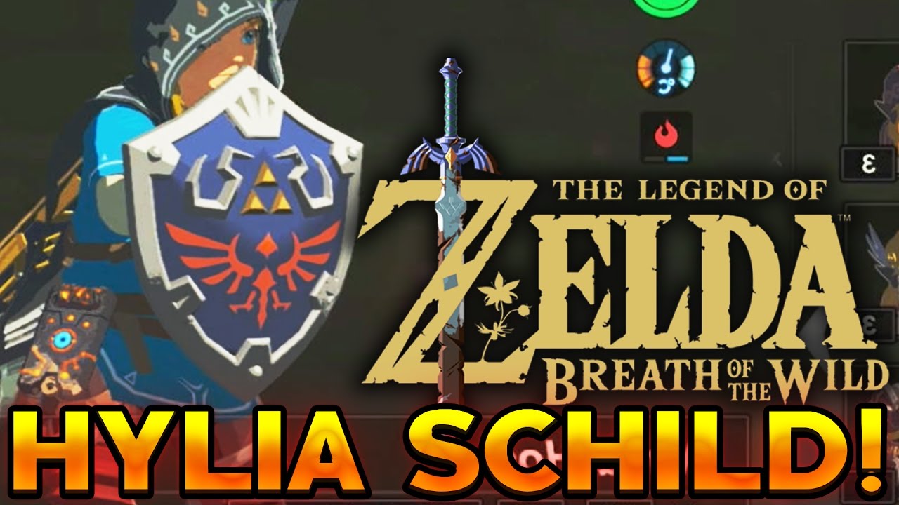 HYLIA SCHILD IN ZELDA BREATH OF THE WILD! - YouTube