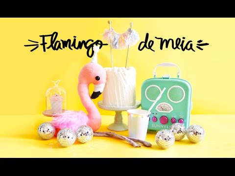 DIY: Flamingo de Meia