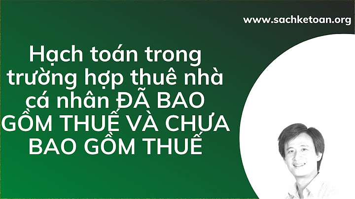 Cách tính tổng trị hàng hóa đã bao gồm thuế