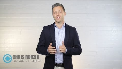 Organize Chaos  |  My Story with Chris Ronzio