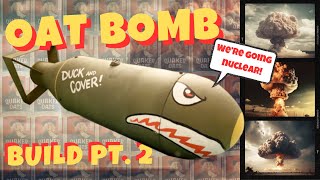 Building a Large Atomic Bomb Shaped Model Rocket Part 2