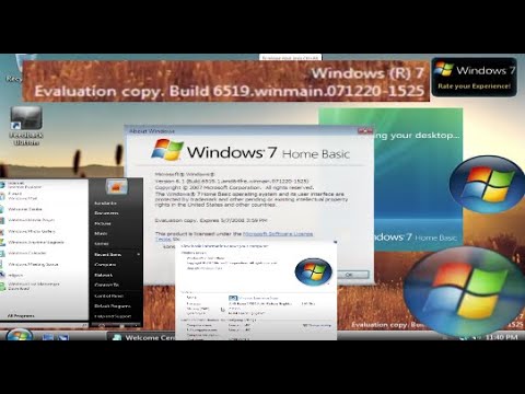 Windows 7 build 6519. Очень похожа на Windows Vista