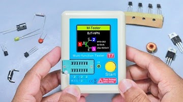 Electronics components tester how to use | LCR T7 