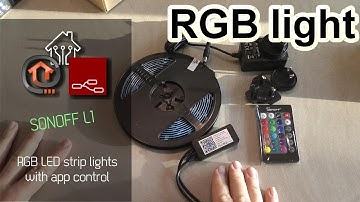 Sonoff L1 Wifi RGB LED strip light