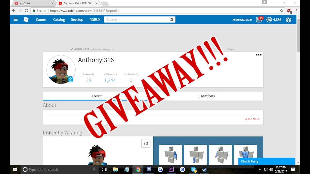 Roblox Account Giveaway 4 5k Robux Youtube - 2015 roblox account over 1 5k robux in limiteds lots of game passe and items 1893002073