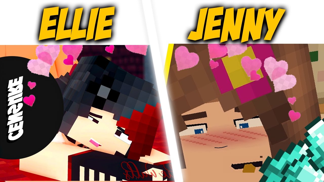 JENNY vs ELLIE? Jenny Mod Minecraft | LOVE IN MINECRAFT Jenny Mod Download! #jennymod