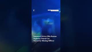 Impaired Driver Hits Kansas Highway Patrol Car, Narrowly Missing Office