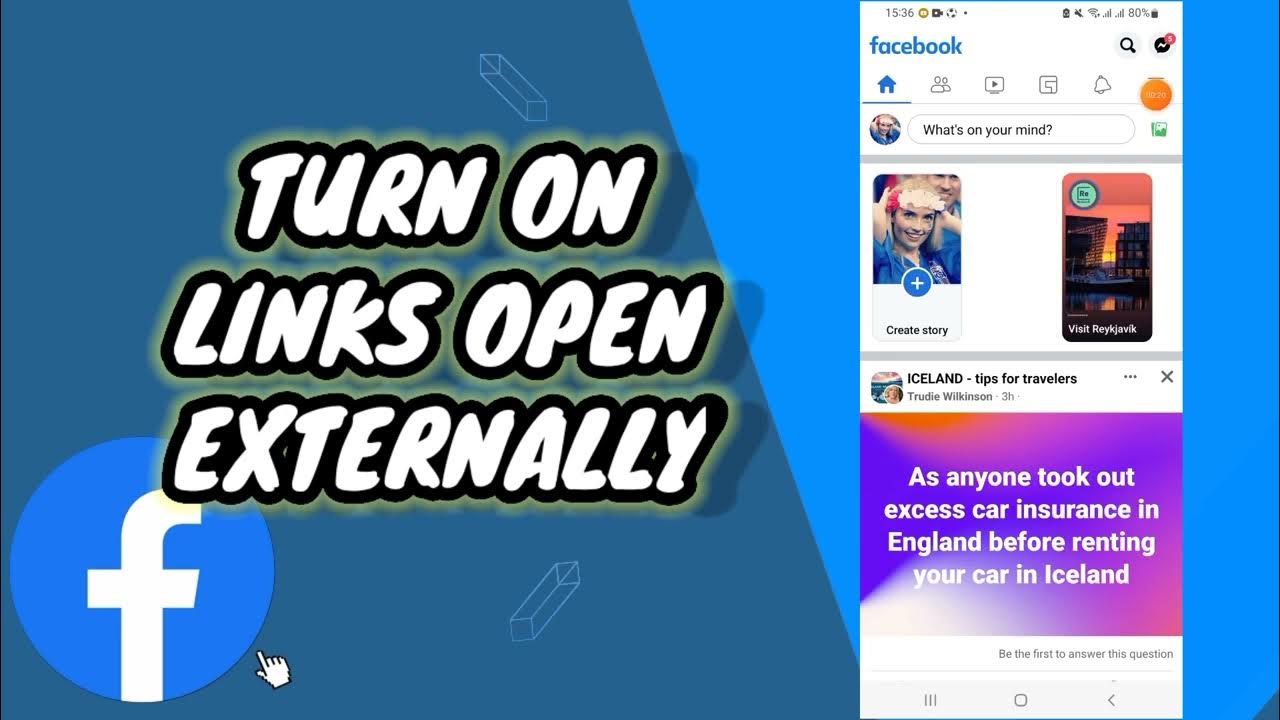 How To Turn On Links Open Externally On Facebook YouTube