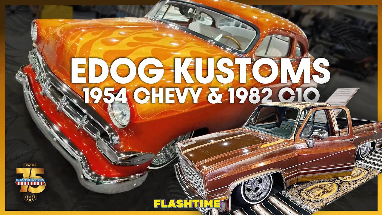 Flaked Flames & Candy Perfection! '54 Chevy & '82 C10