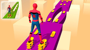 Skater Stacker - All levels gameplay Walkthrough. (IOS, Android) | Levels 11-15