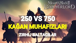 250 Kağan Muhafızı vs 750 Zırhlı Sturgia Baltacısı Challenge | Mount & Blade II: Bannerlord