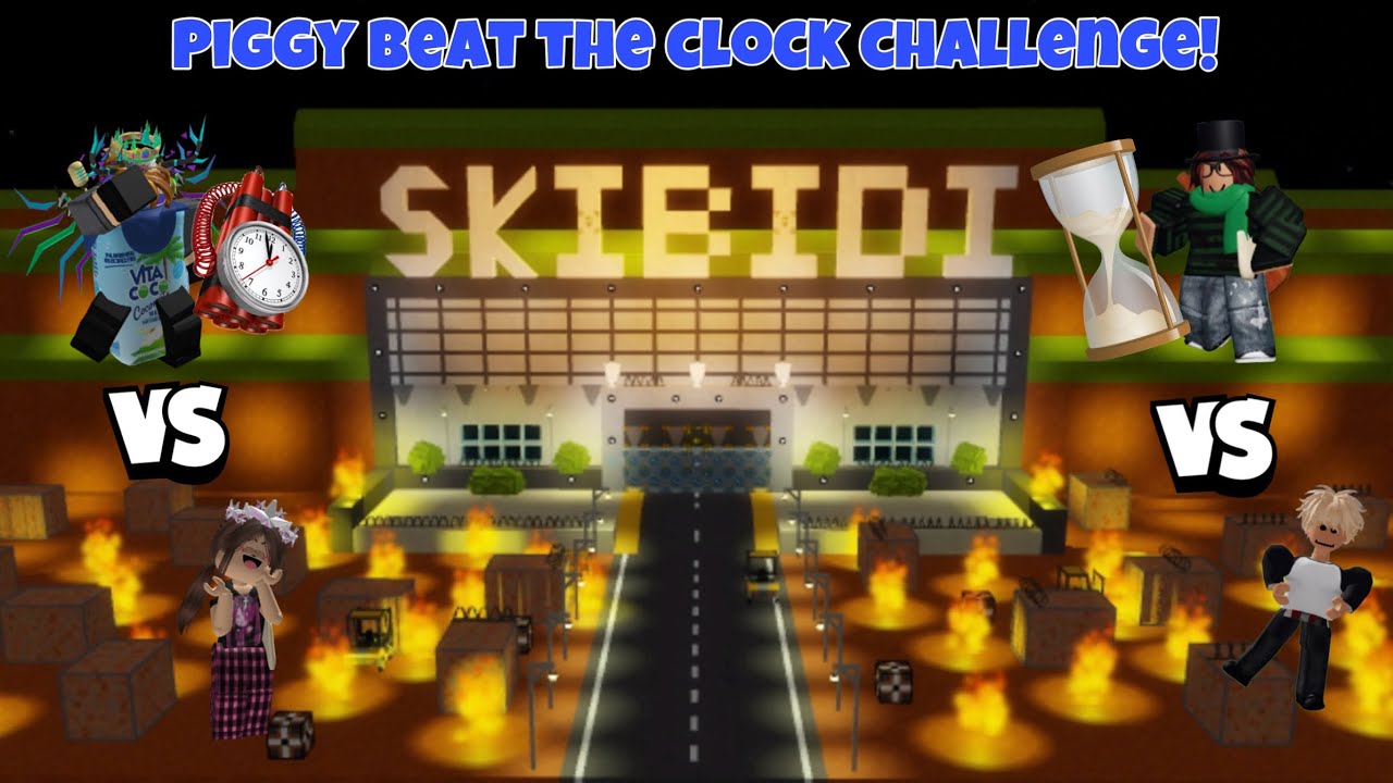 ROBLOX PIGGY BEAT THE CLOCK CHALLENGE! (Piggy Build Mode) YouTube