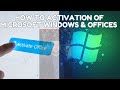 How to Activation of Microsoft Windows & Offices | How to Activate Windows : The Simple and Easy Way