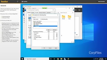 8.2.5 Configure NTFS Permissions