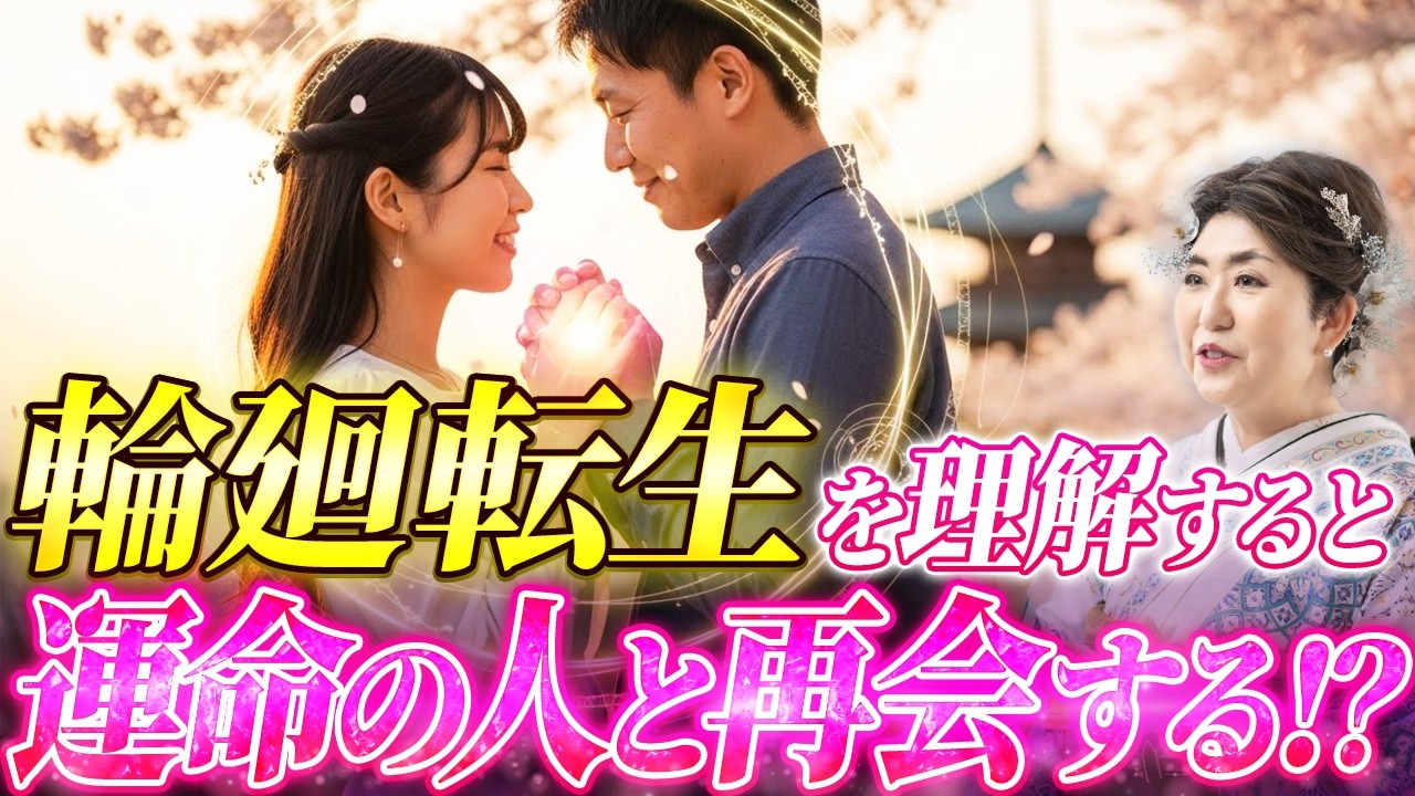 戦後教育で隠された『輪廻転生の真実』が分かれば 過去世の運命の人と再会できちゃう!?