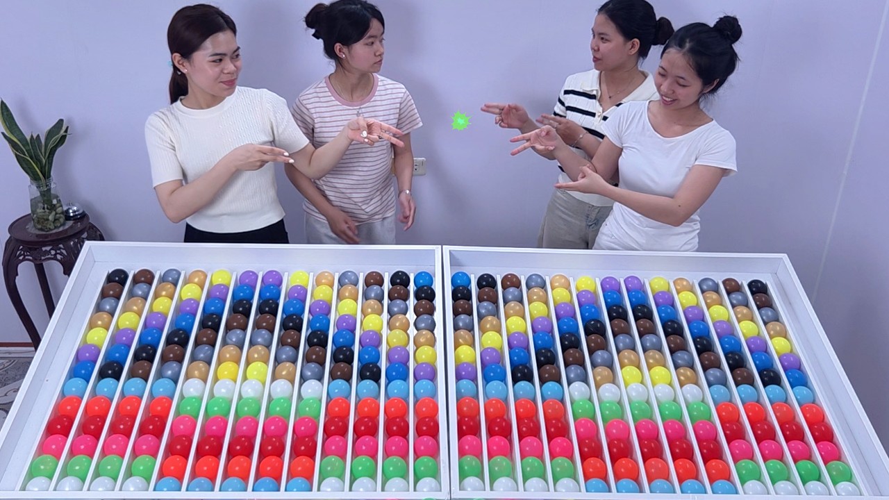 Team vs Team Color Sorting Challenge 🔴🟡🔵 | 2v2 Fast & Smart Battle! 🤝🔥 ...