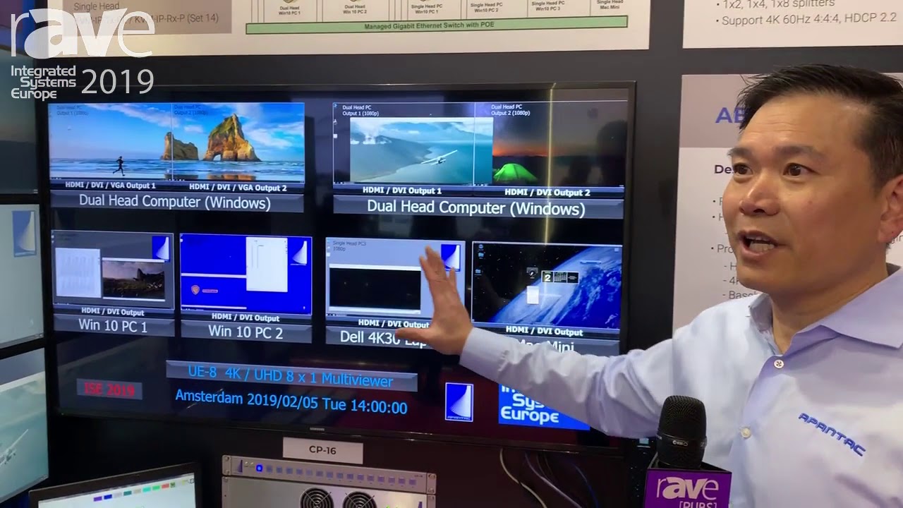 Ise 2019 Apantac Highlights Kvm Over Ip Solutions Youtube