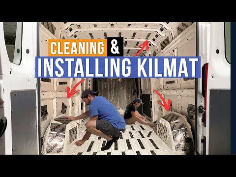 How to install Kilmat sound deadening insulation (RAM ProMaster Van  Conversion) — Anton & Natalie