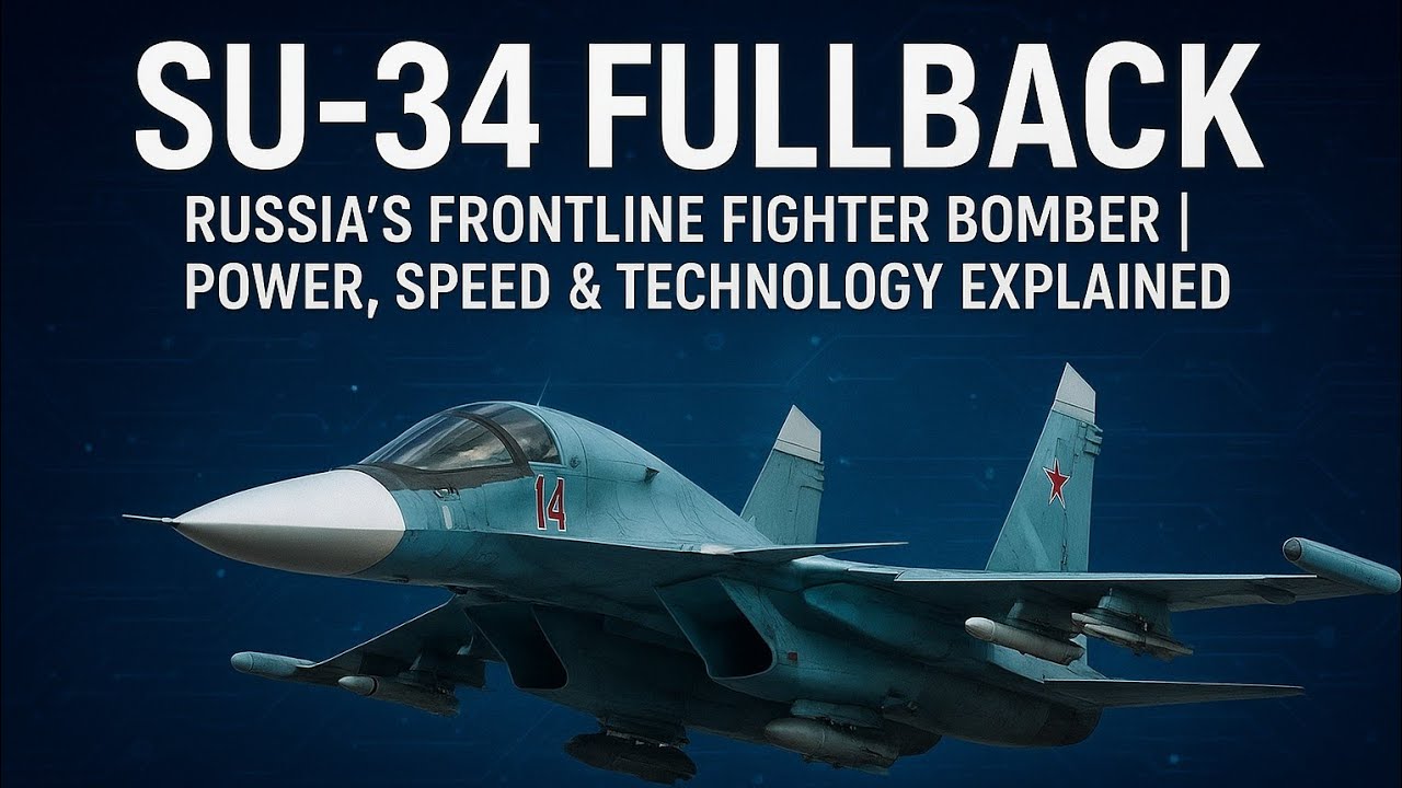 “Su-34 Fullback – Russia’s Frontline Fighter Bomber | Power, Speed & Technology Explaine su 35s 