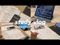 Study vlog | Starting revision for final exams, waking up at 4:45am and a Korean study planner