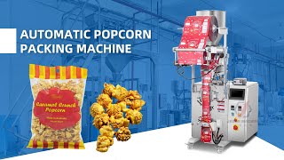 Auto Popcorn Packing Machine Equipped With Nitrogen Filling Net Worth