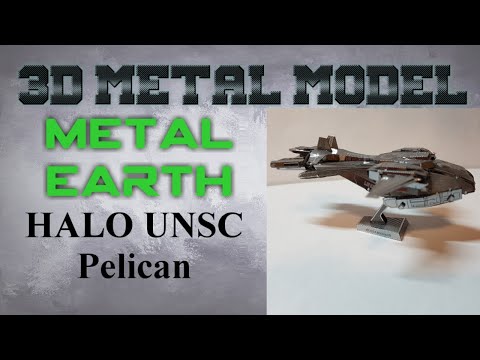 Metal Earth Build - Halo UNSC Pelican