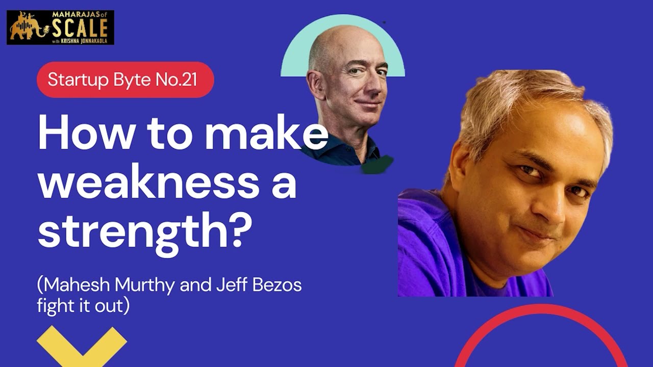 How to make weakness a strength? Mahesh Murthy about how Jeff Bezos launched Amazon