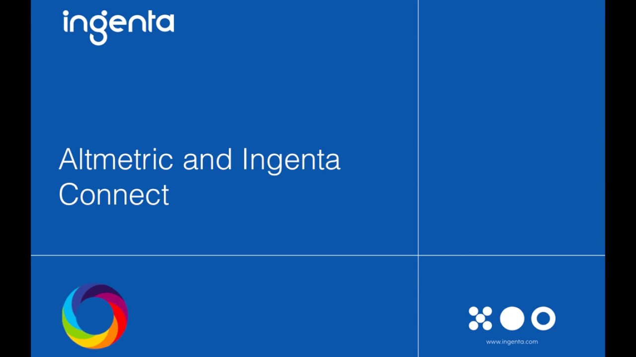 Altmetric Ingenta Connect