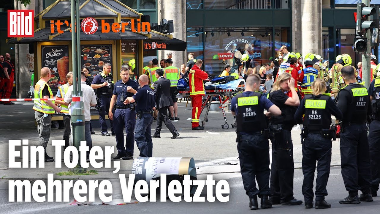 auto rast in menschenmenge berlin