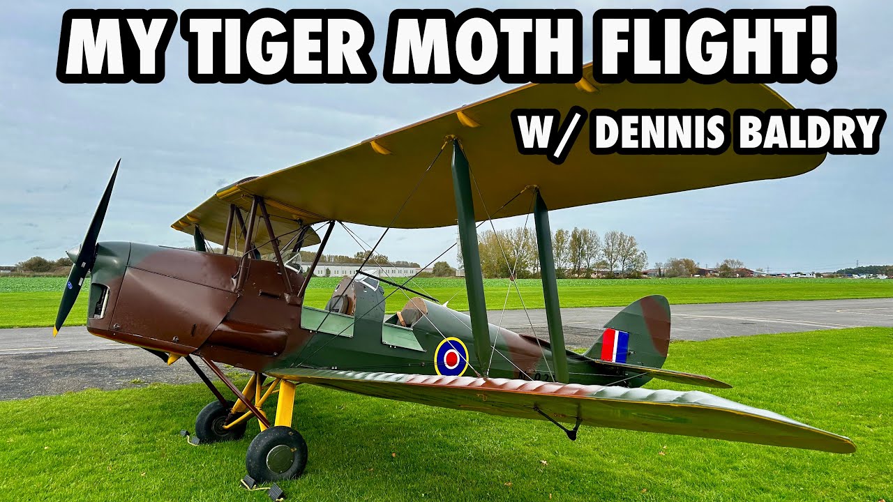 My Flight In A Tiger Moth! | Including Dennis Baldry Interview