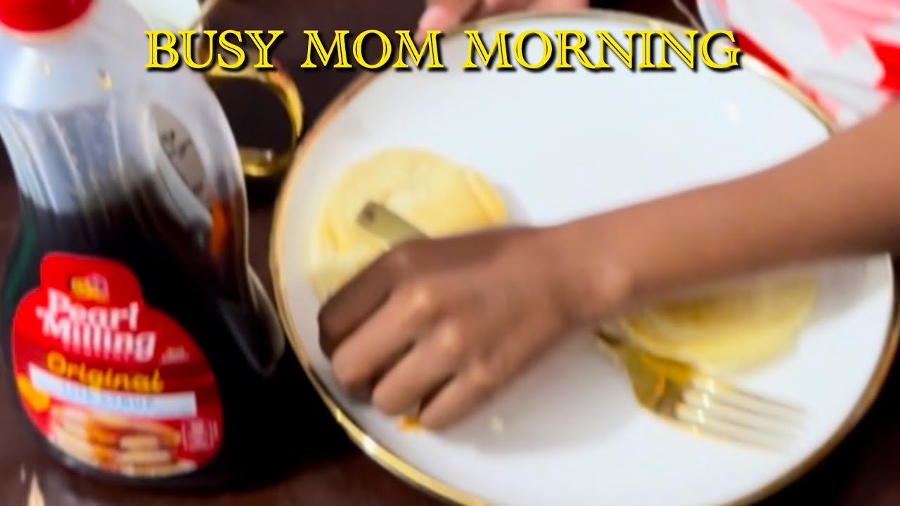 VLOG-Busy Morning/Making Breakfast +School Drop Off+Washing+Cleaning