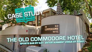 Sports bar by day. Entertainment venue by night - The Commodore Hotel Case Study Sports bar by day. Entertainment venue by night - The Commodore Hotel Case Study