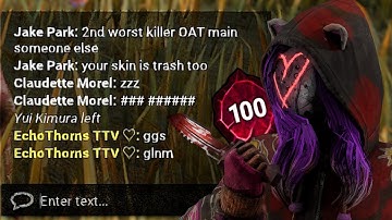 My P100 Legion had these survivors MALDING in ENDGAME CHAT! | Dead By Daylight