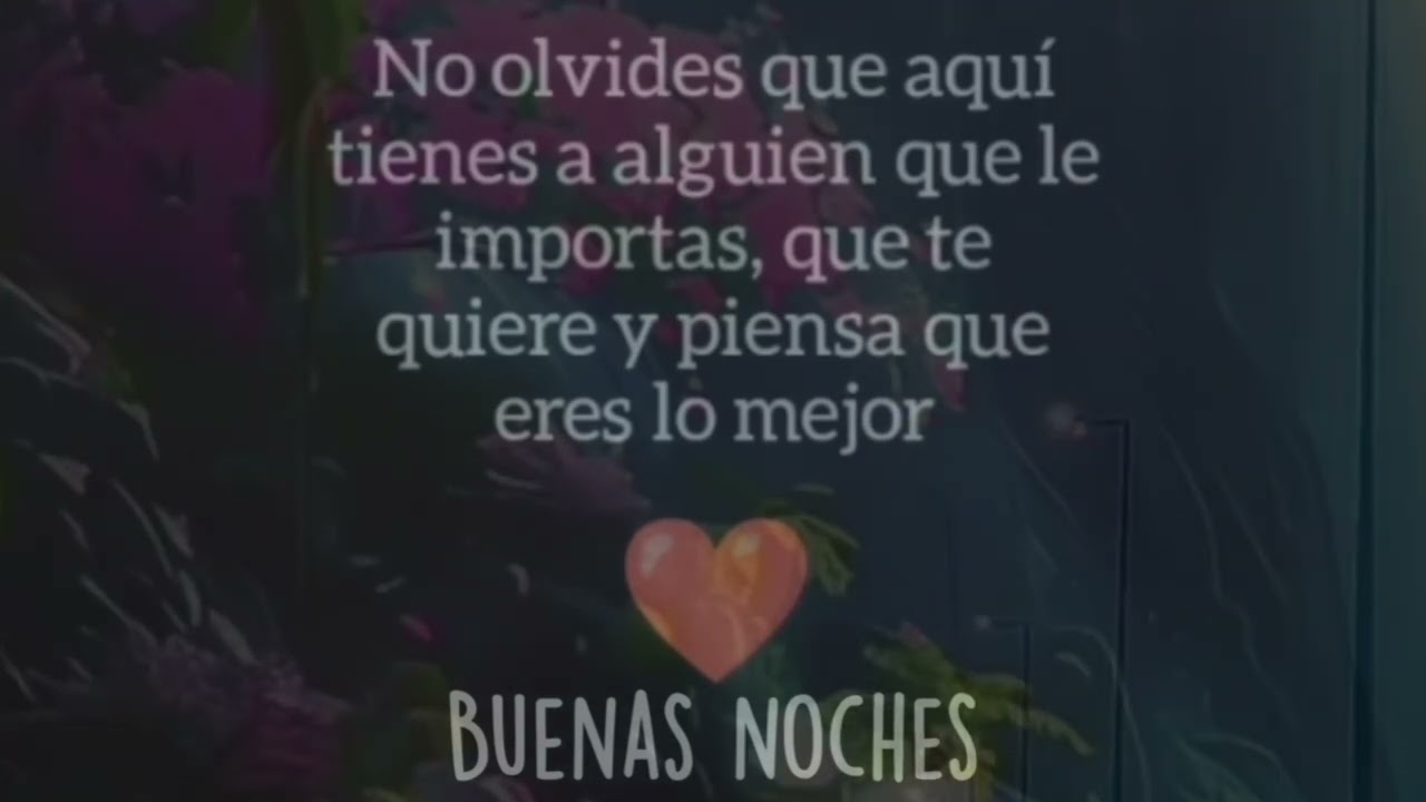 Buenas noches mi princesa hermosa,  que descanses 😘 