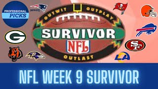 NFL Survivor Pool Picks: Our Picks Week 9, 2022