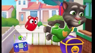 Talking Tom -Playing in the yard ( funny vid for kids)