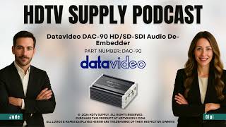 Datavideo DAC-90 HD/SD-SDI Audio De-Embedder